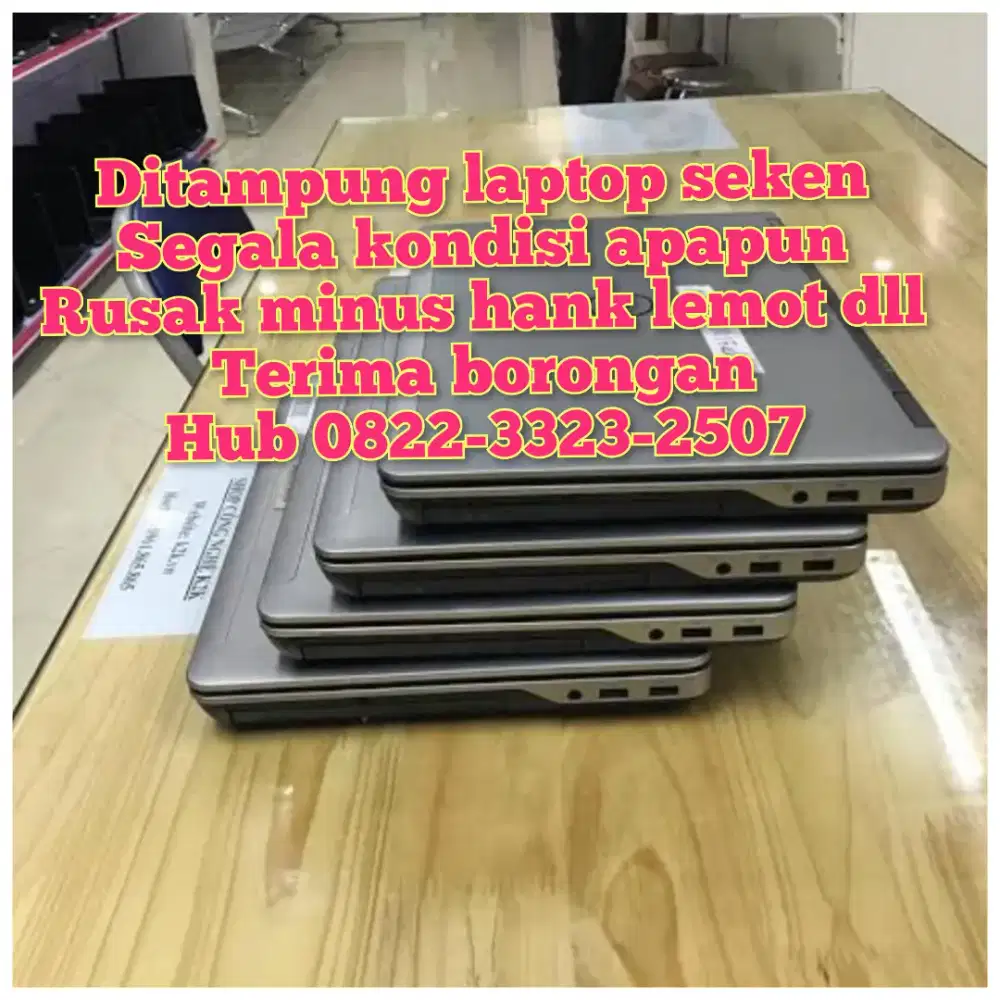 Laptop minus seg4la kerusakan di t4mpung