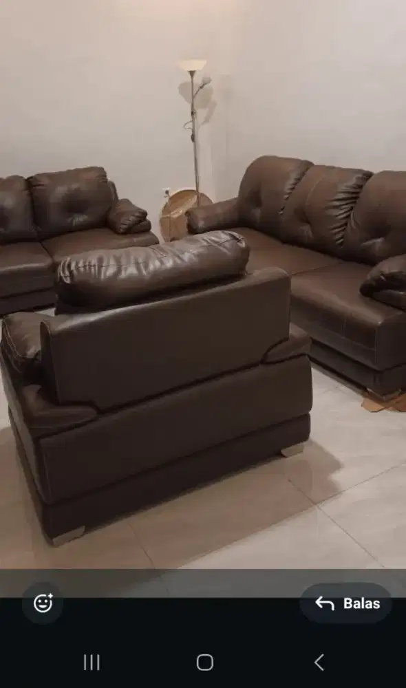 Sofa Custom Dark Brown