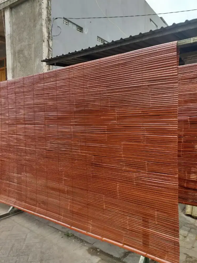 Jual 
_Tirai Bambu
_Tirai Kayu
_Gedek
_Bambu lonjoran