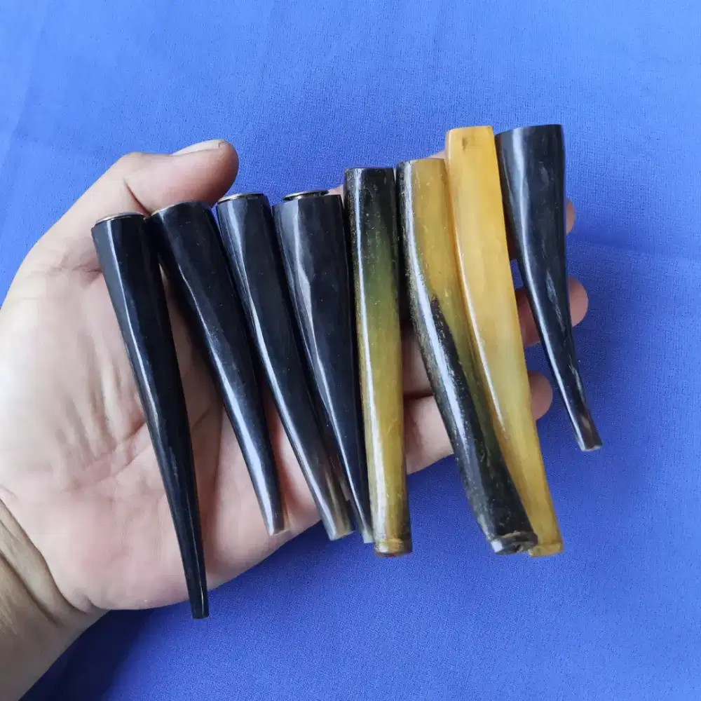 Pipa roko bahan tanduk kerbau
