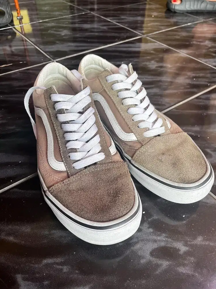 Vans Old Skool Original warna Theory Walnut