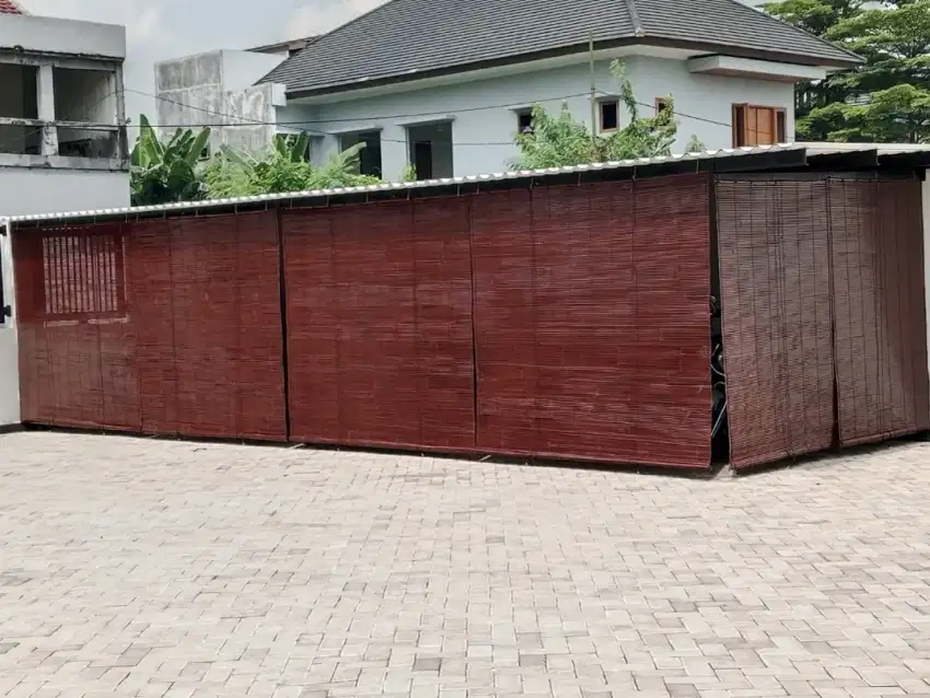 Tirai bambu tirai kayu
