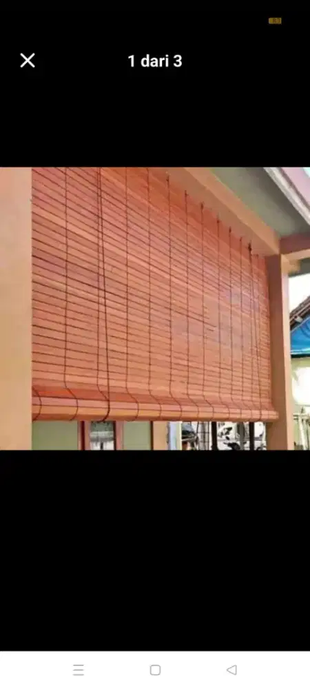 Kerajinan bambu:
Tirai bambu lampar
Tirai bambu hitam
Tirai bambu