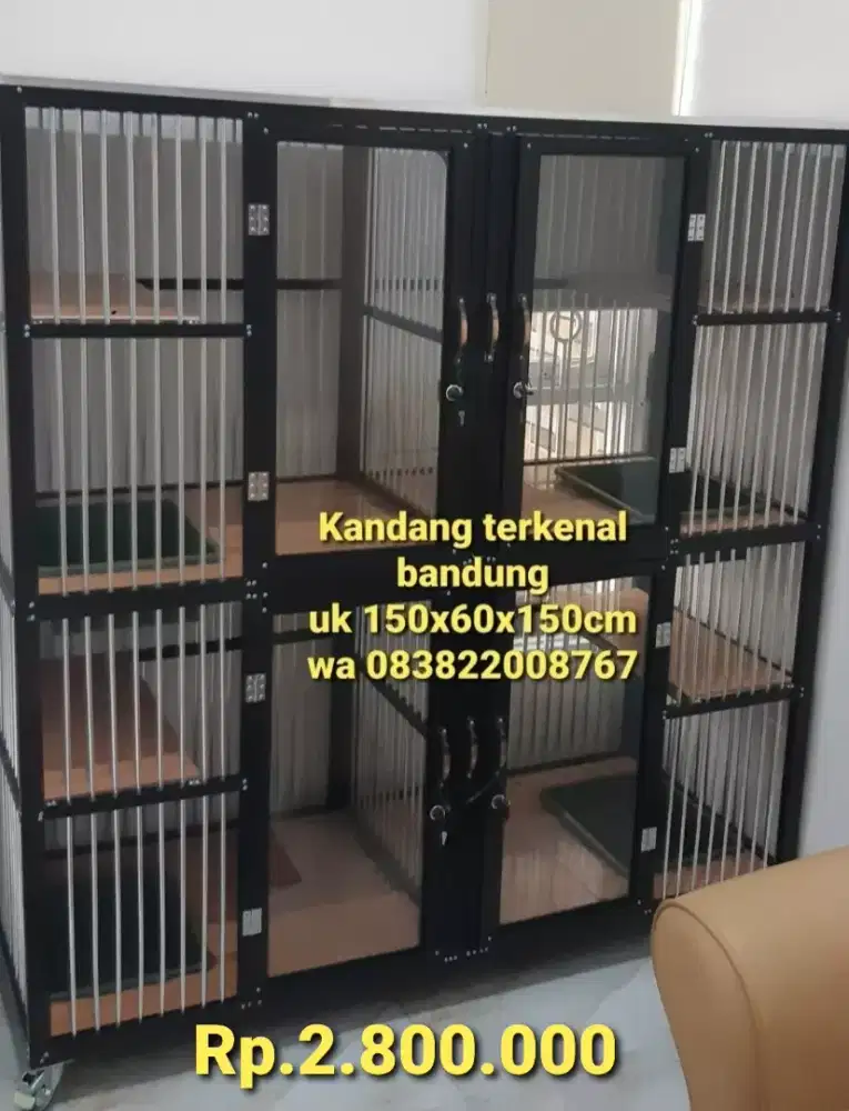Kandang kucing alumunium bandung
