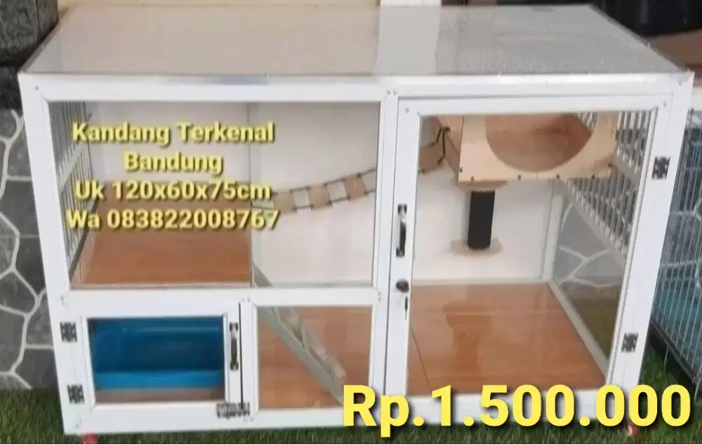 Kandang kucing alumunium bandung