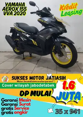 YAMAHA AEROX 155 VVA 2020 BISA CASH DAN KREDIT
