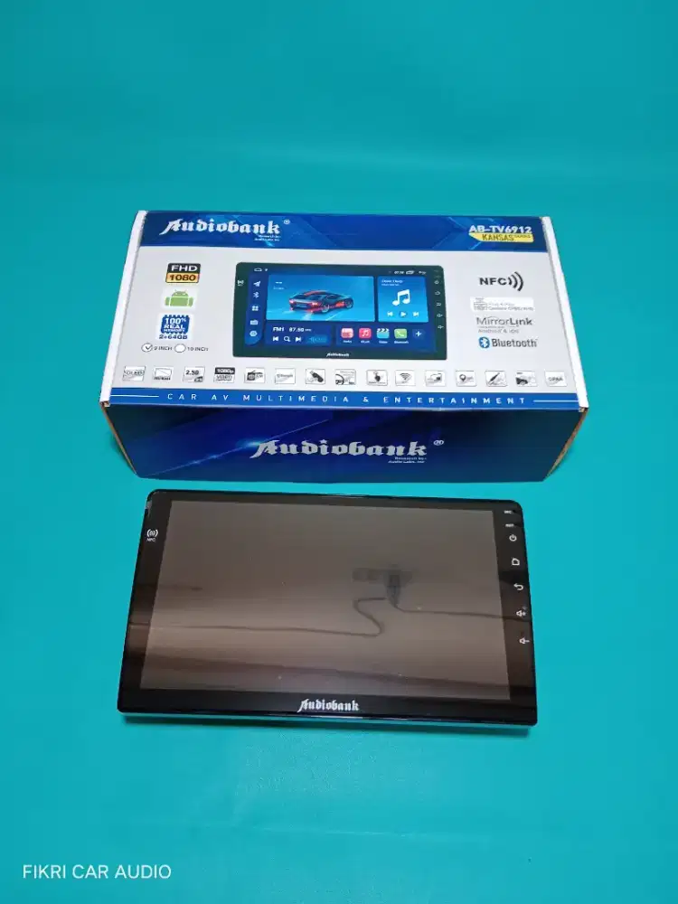 Ples Pasang Head Unit Android AUDIOBANK AB-TV6912 KANSAS 9 2/64 QLED