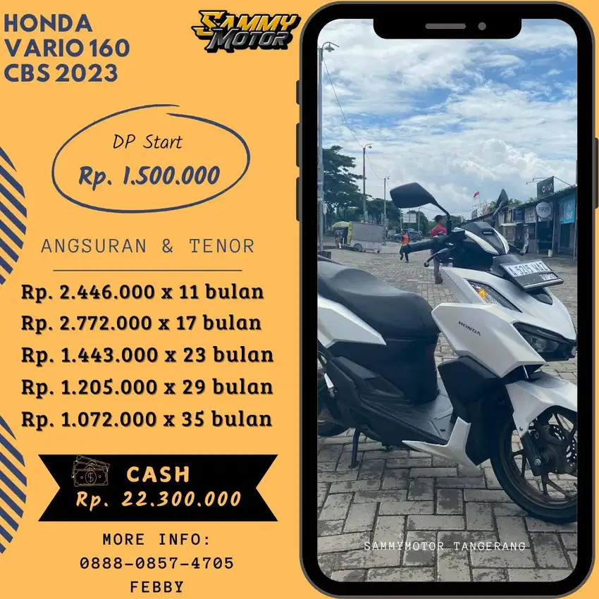 VARIO 160 CBS 2023 DP 1.5jt
