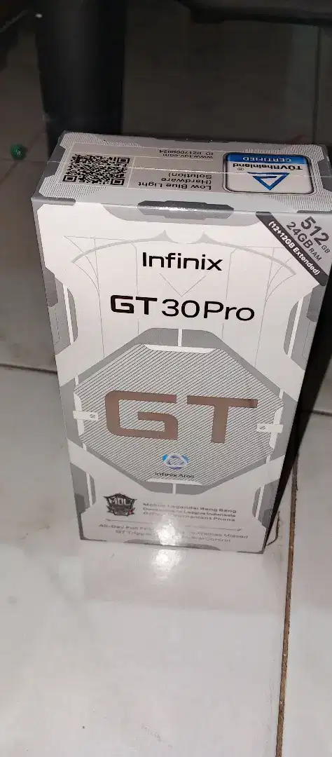 Baru Infinix GT 30 Pro 12/512 White Segel Garansi Resmi BNIB
