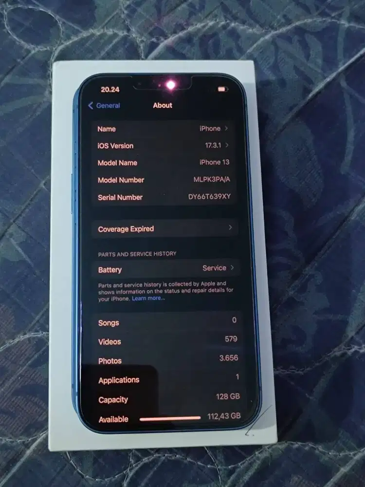 iphone 13 256GB MAU BLI