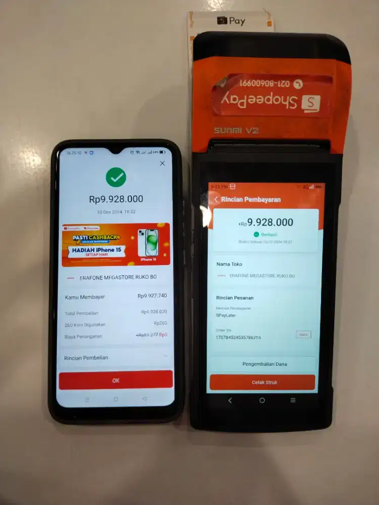 READY IPHONE NYA PEMBAYARAN PAKAI SHOPEPAY BISA YA PROMO UP TO 600RB