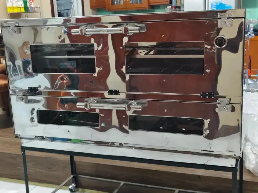 Oven Gas Stainless anti karat full peredam panas