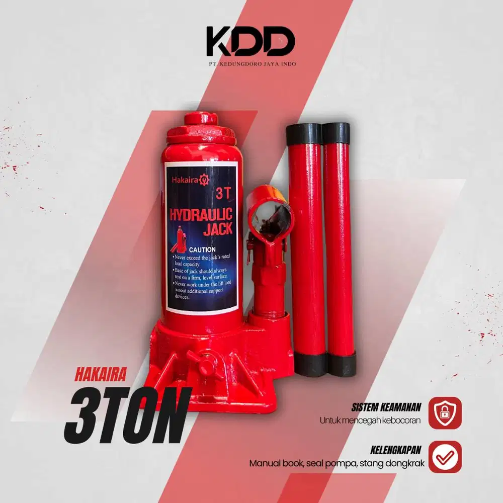 Dongkrak Botol 3  Ton Merah
