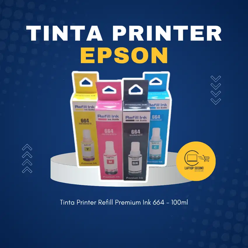 Tinta Printer Refill Premium Ink New Epson 664 - 100ml