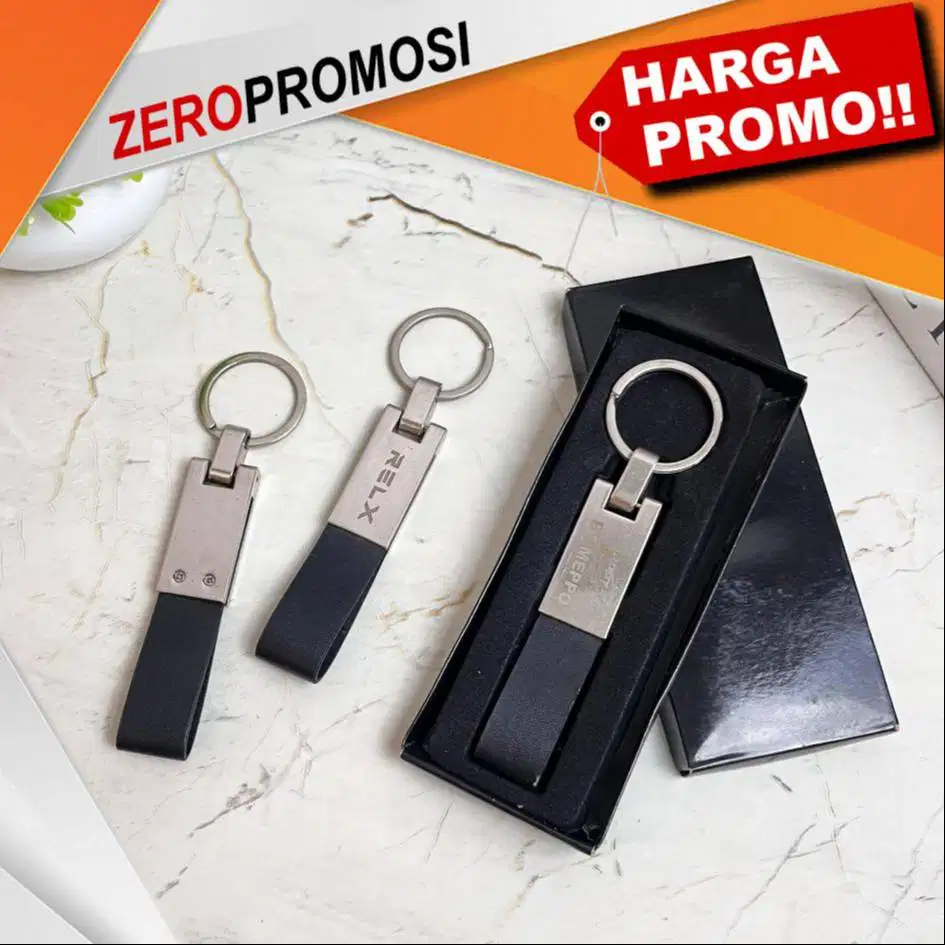 Cetak Logo Gantungan Kunci Besi GK-A06 Custom