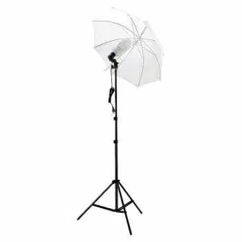 Payung Soft Umbrella Fotografi Studio 82cm with Bohlam 45W