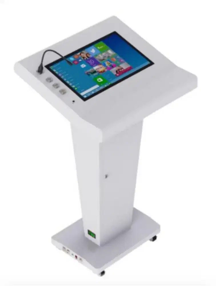 Podium mimbar digital lcd touch screen 21.5 inch