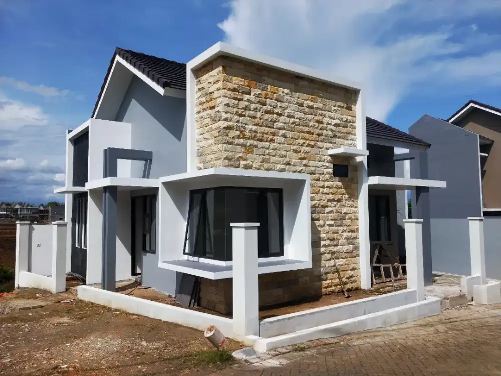 Rumah Hook Pojok Tanah Luas Cicil Bebas Terserah Gratis Pajak Notaris