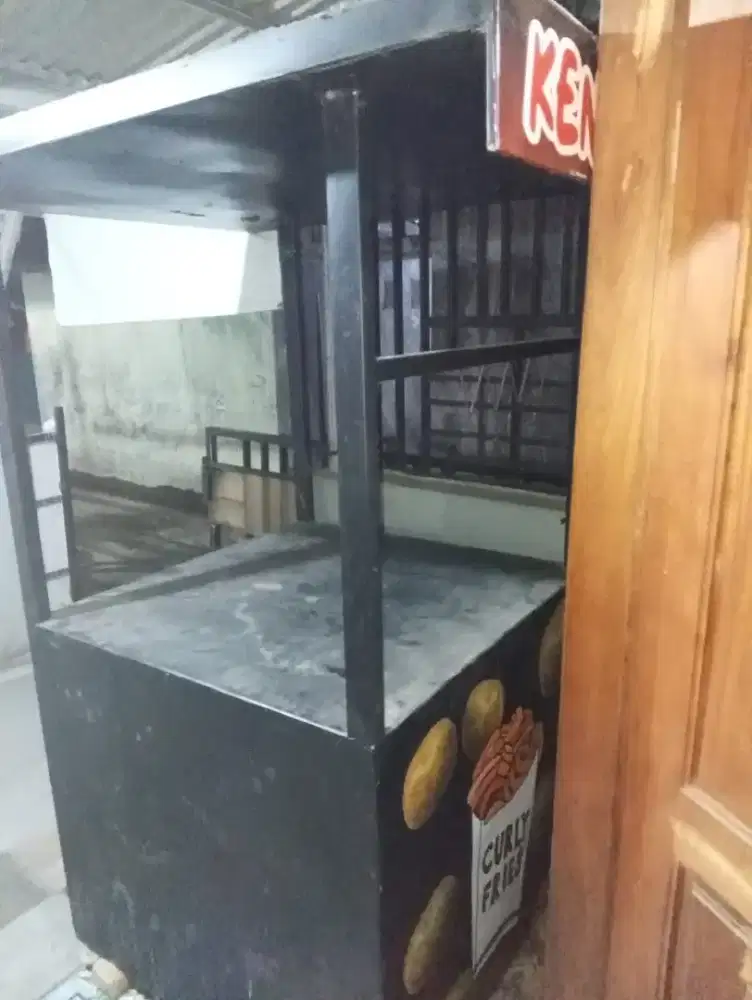 Jual Gerobak Jualan Booth beroda