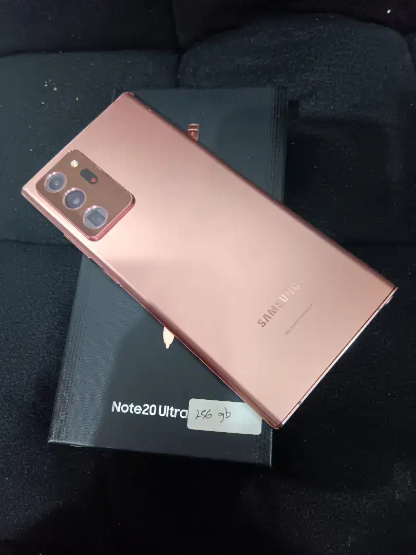 Samsung Galaxy Note 20 Ultra Bronze Ram 8/256gb Fullset Mulus