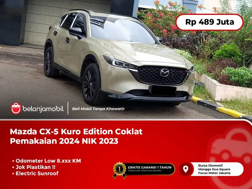 [KM 8RB] Mazda CX5 CX-5 CX 5 Kuro Edition Coklat NIK 2023/2024