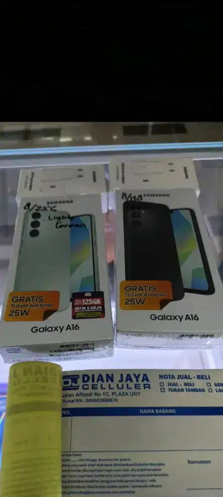 Samsung galaxy A16 8/256 danrom128gb garansi resmi