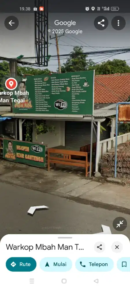 Dikontrakan Kios Pinggir Jalan