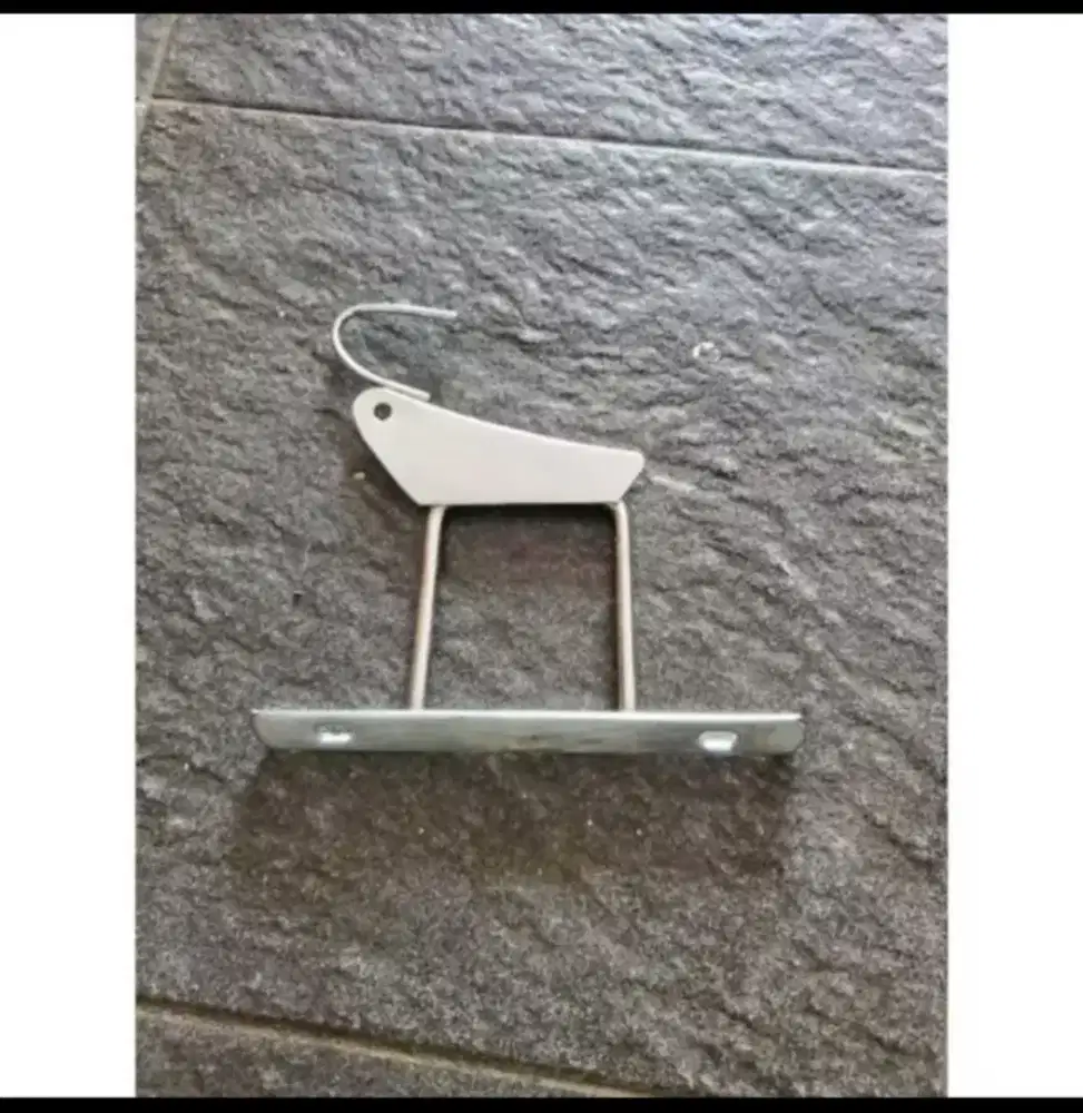 Pangkon plat nomor Ninja RR crom