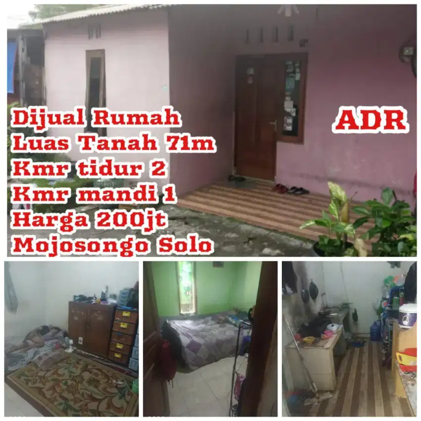 Dijual Rumah Mojosongo Solo