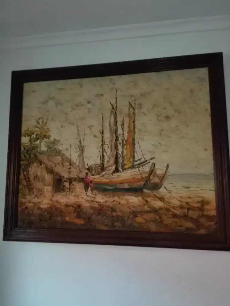 Lukisa Palet Perkampungan Nelayan.