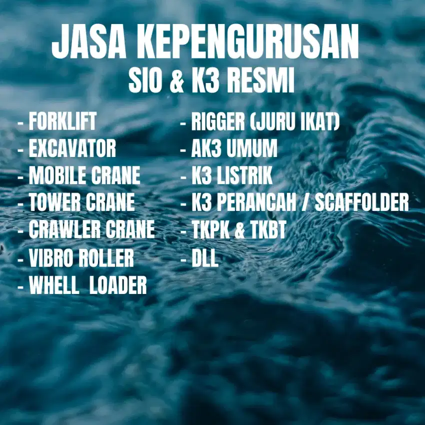 Jasa Kepengurusan SIO Resmi