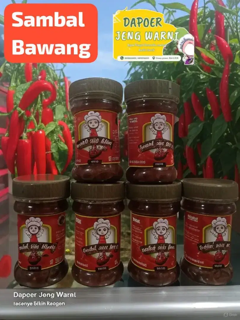 Sambal bawang Jeng Warni