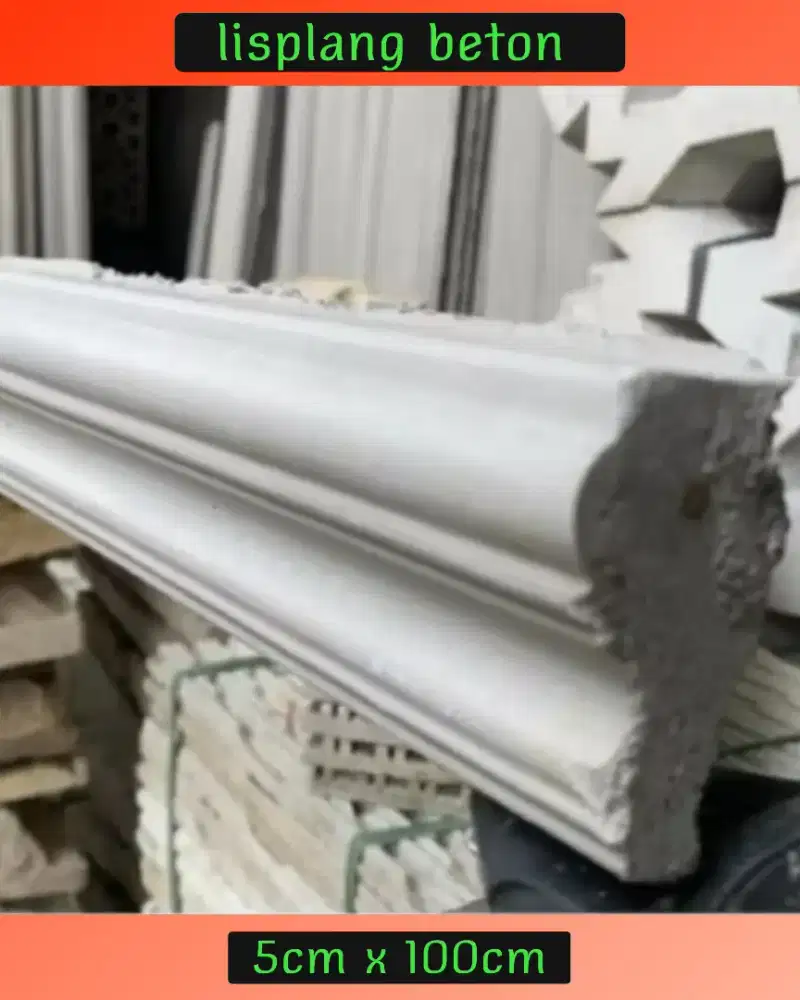 Lisplang list profil ukuran 5cm x 100cm
