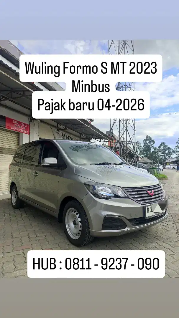 NEGO ABIS! Wuling Formo 1.2 S Minibus MT 2023 PAJAK BARU 04-2026