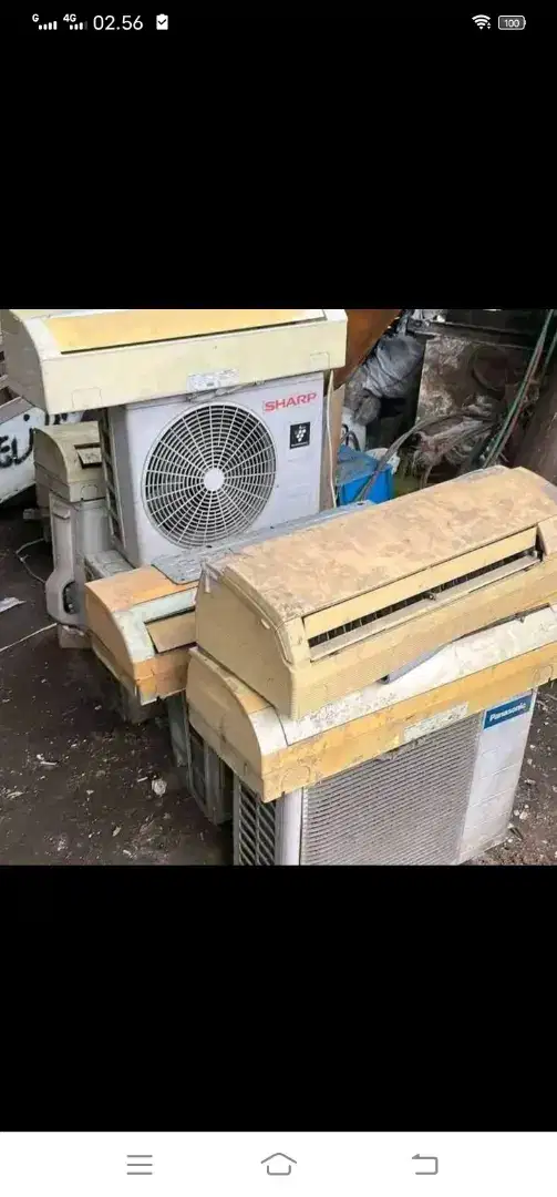 Beli AC rusak dan kulkas rusak dl