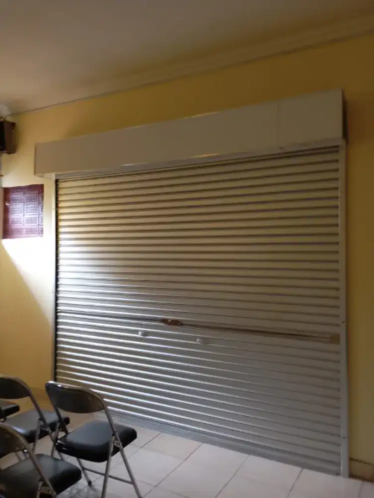 Rolling door folding gate almunium murah