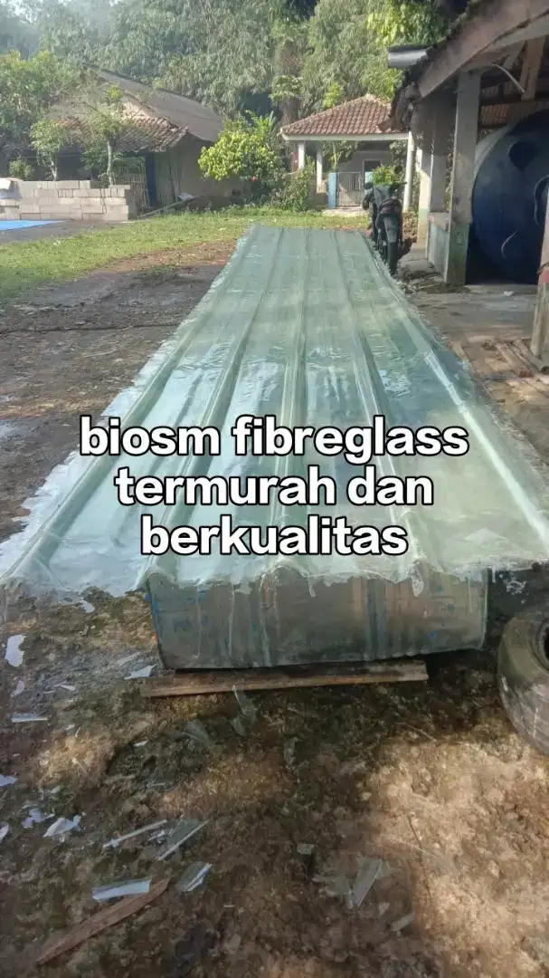 Atap penerangan fibreglass