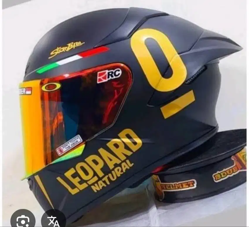 Helm fulface+sarung+kotak