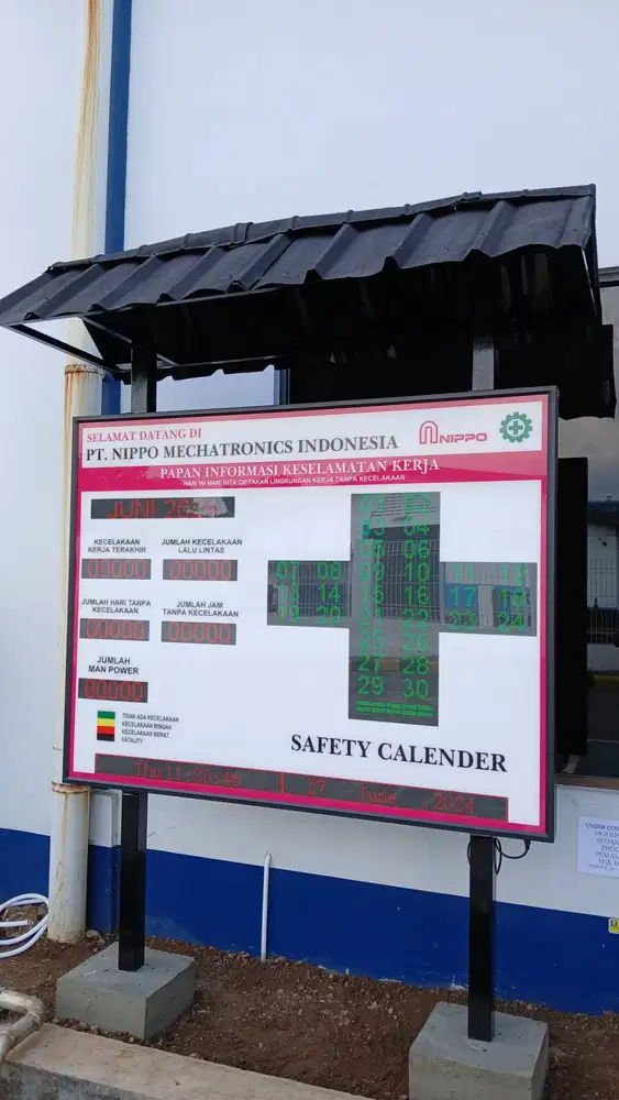 SAFETY LED BOARD DISPLAY