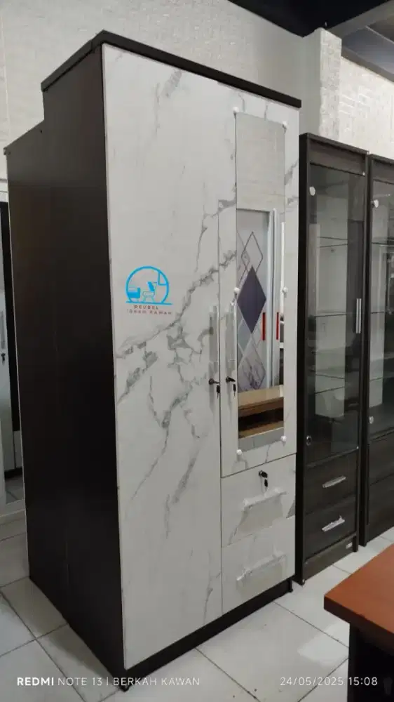 Promo Lemari Pakaian 2 Pintu Model Minimalis Terbaru