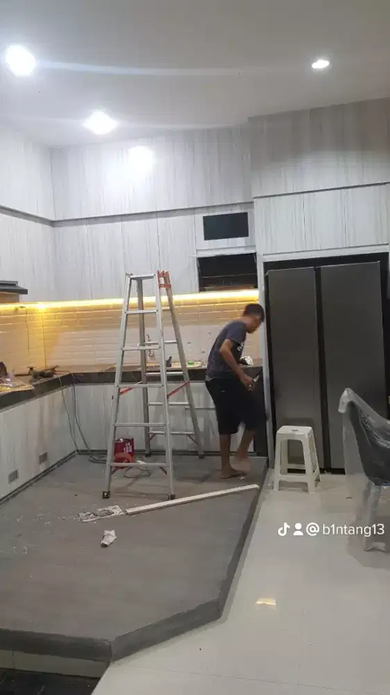 Kitchen set custem free desain