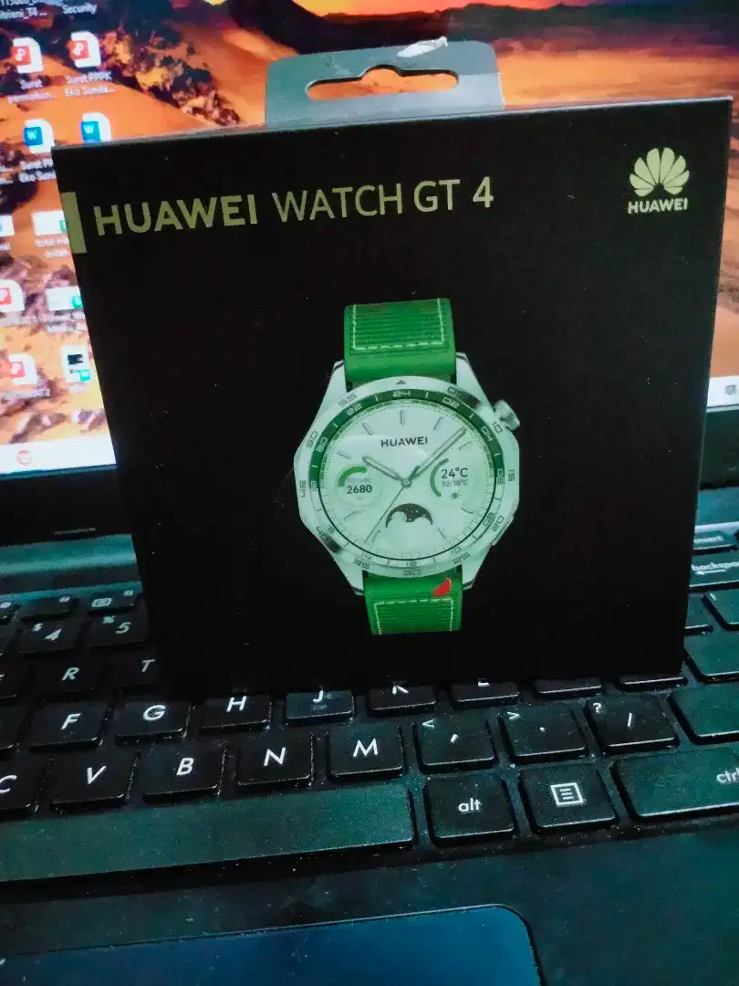 Bismillah 
Dijual Huawei Watch GT 4 Model : PNX-B19 warna Green