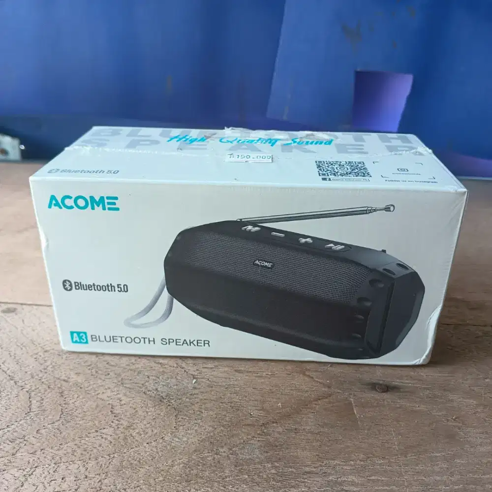 Acome A3 Bluetoth Speaker Segel BNIB