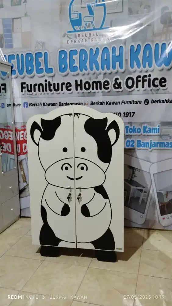 Diskon Lemari Anak Cow Model Minimalis Terbaru