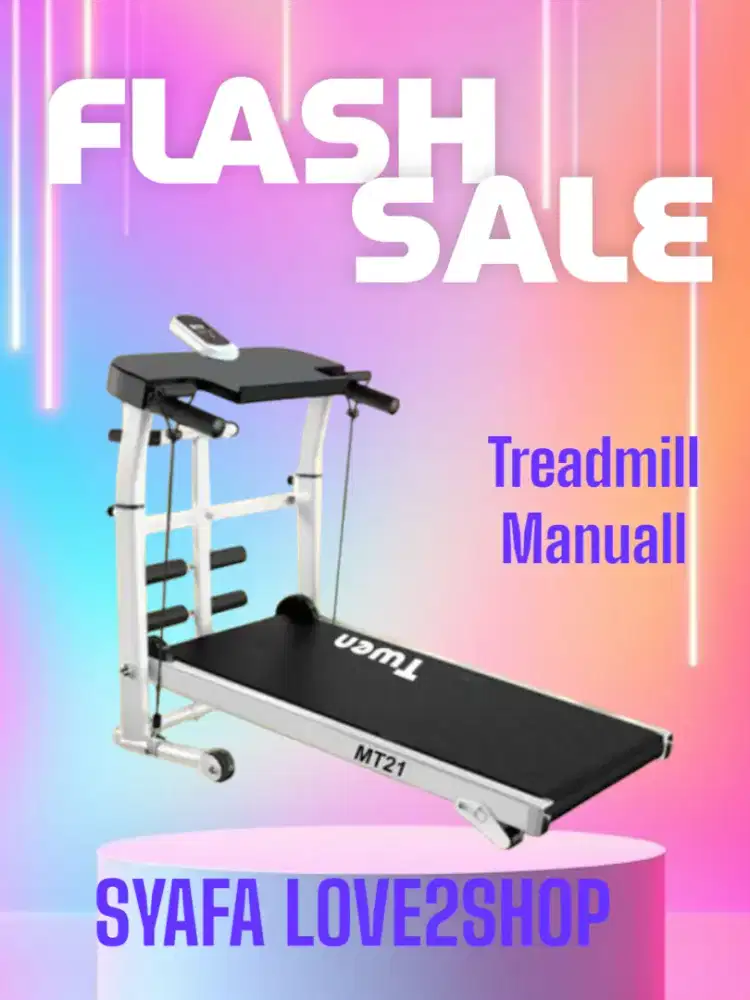 TREADMILL MANUAL OLAHRAGA PLATINUM BIKE