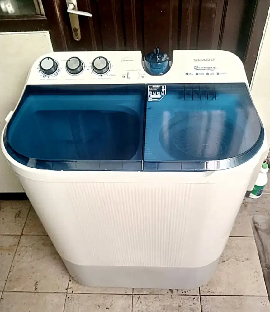 M.cuci Sharp 2 tab kapasitas 8kg