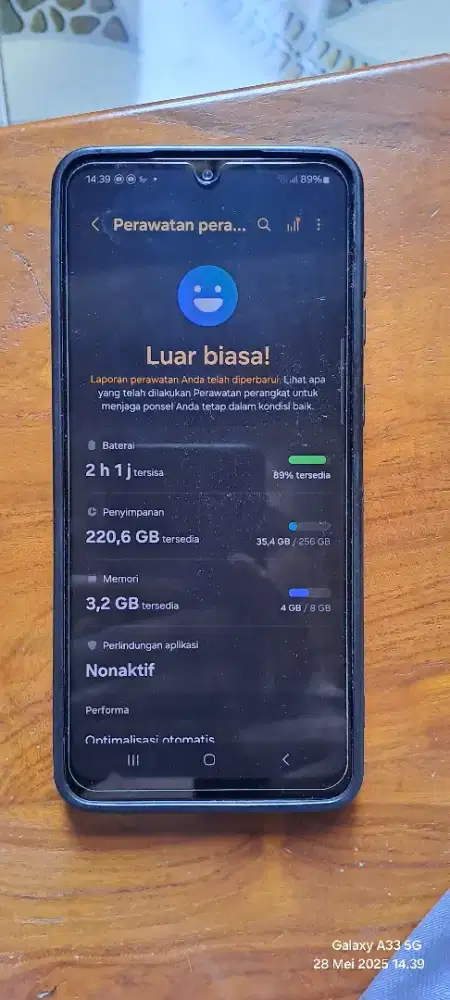 Jual samsung A33,5G hp cas aja