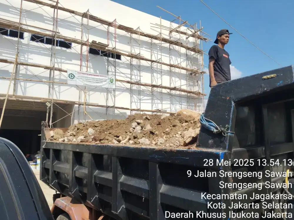 pengurugan jasa buang puing