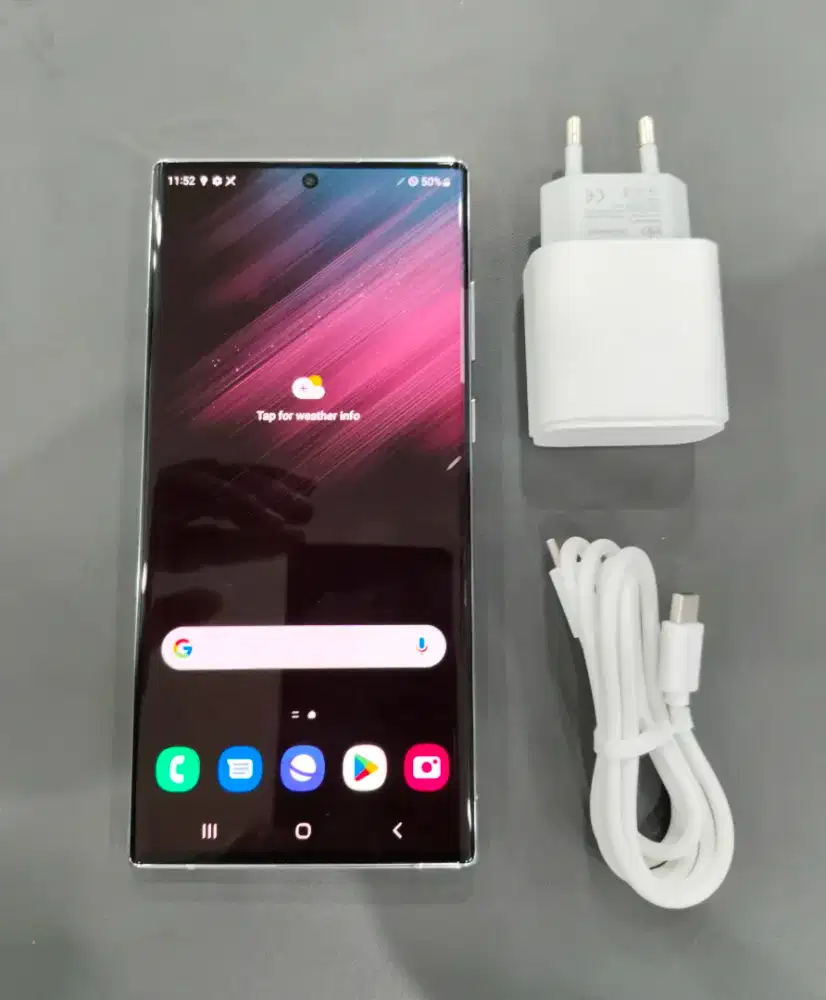 JUAL HP SECOND SAMSUNG S22 ULTRA 8/128 PUTIH