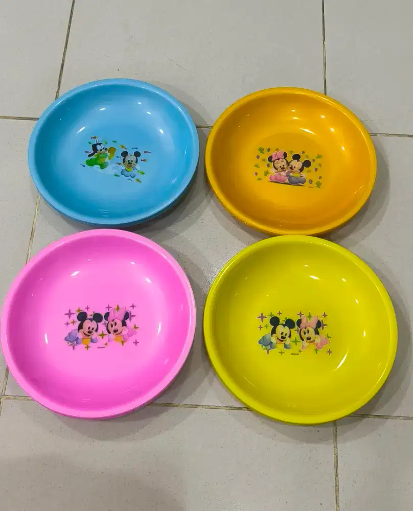 Jual Murah Piring Makan Plastik Besar Karakter Kartun